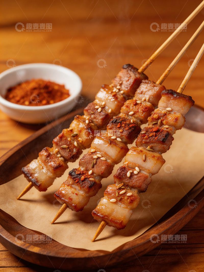 高清大图下载【趣麦麦图】烤肉串美食摄影平面素材