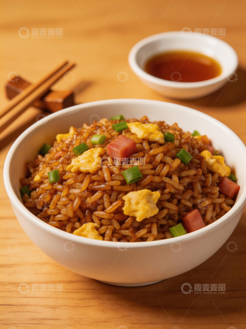 高清大图下载【趣麦麦图】家常炒饭美食摄影