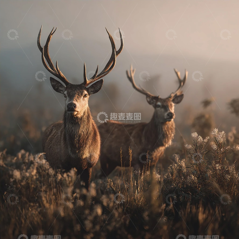 高清大图下载【趣麦麦图】宏伟森林守望者的静谧瞬间