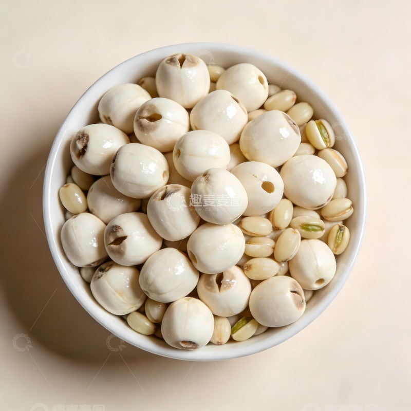 高清大图下载【趣麦麦图】白莲子莲米摄影