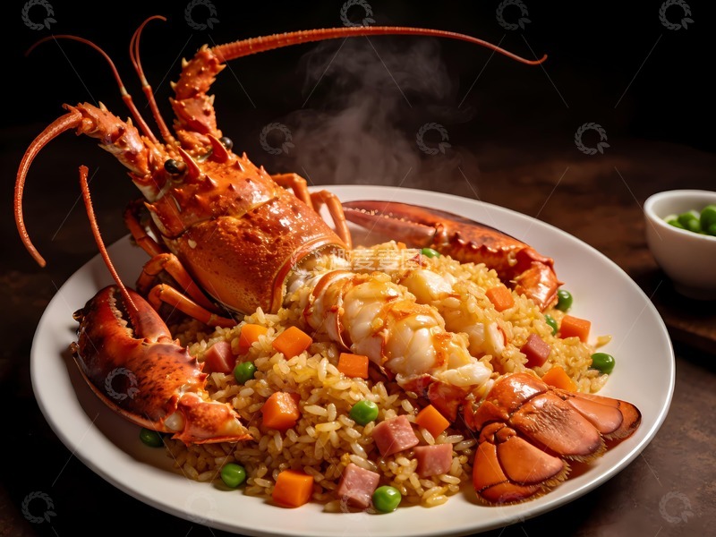 高清大图下载【趣麦麦图】波龙炒饭美食