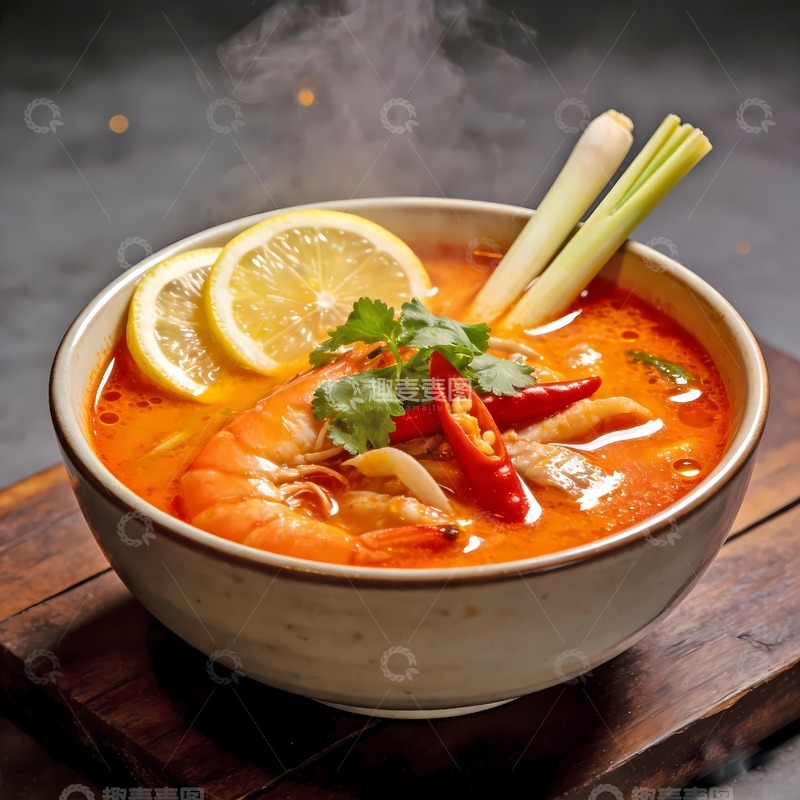 高清大图下载【趣麦麦图】冬阴功汤摄影