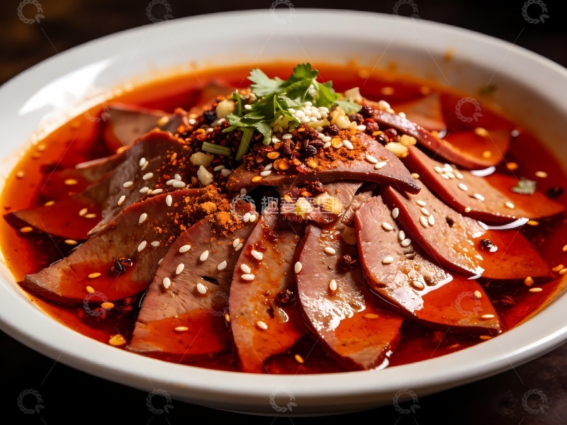 高清大图下载【趣麦麦图】红油肺片摄影