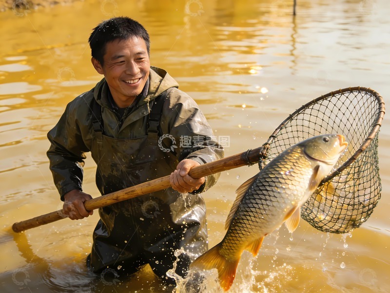 高清大图下载【趣麦麦图】捕鱼捕捞渔业