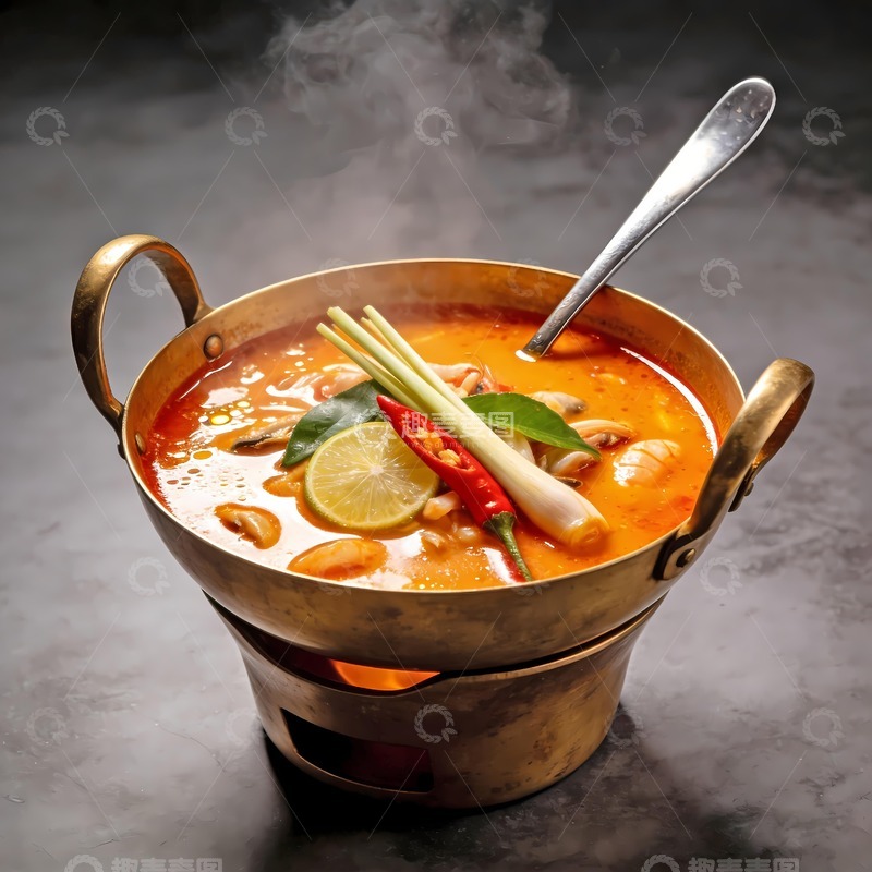 高清大图下载【趣麦麦图】冬阴功汤图片