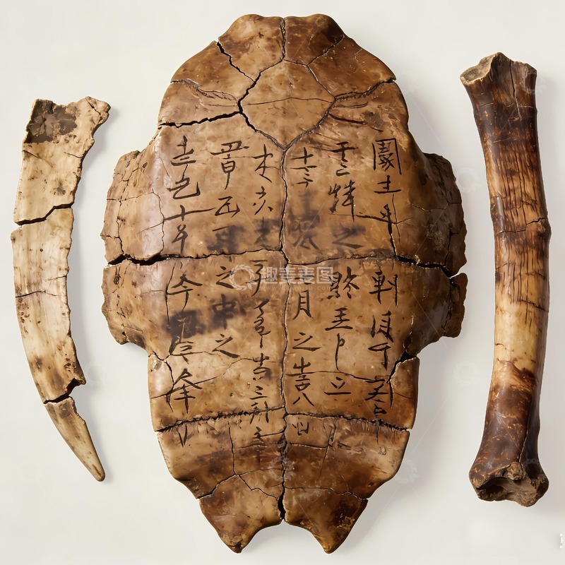 高清大图下载【趣麦麦图】甲骨文考古文物