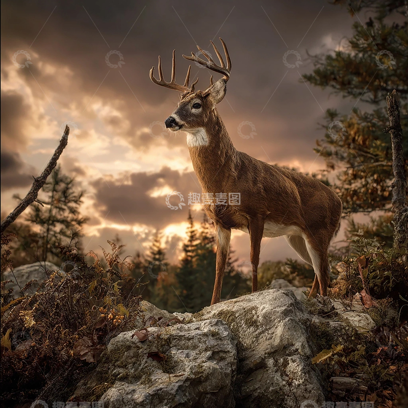 高清大图下载【趣麦麦图】狩猎者的孤独守望者