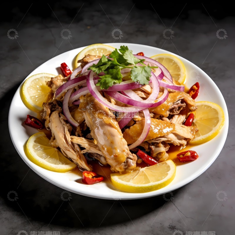 高清大图下载【趣麦麦图】美味凉拌鸡架