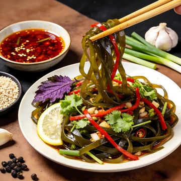 凉拌海带丝美食