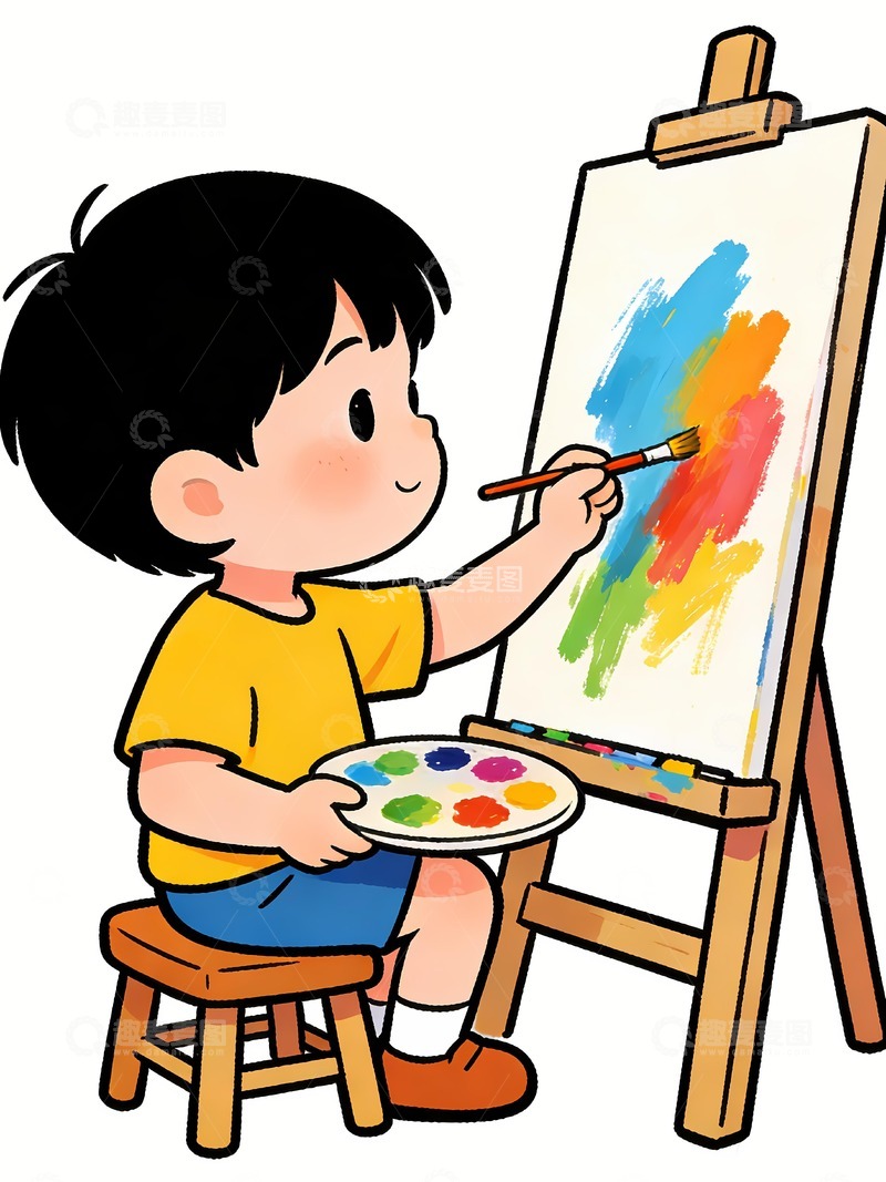 高清大图下载【趣麦麦图】美术班绘画班3