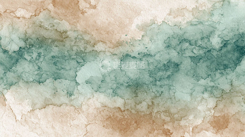 高清大图下载【趣麦麦图】水彩梦境中的色彩交响