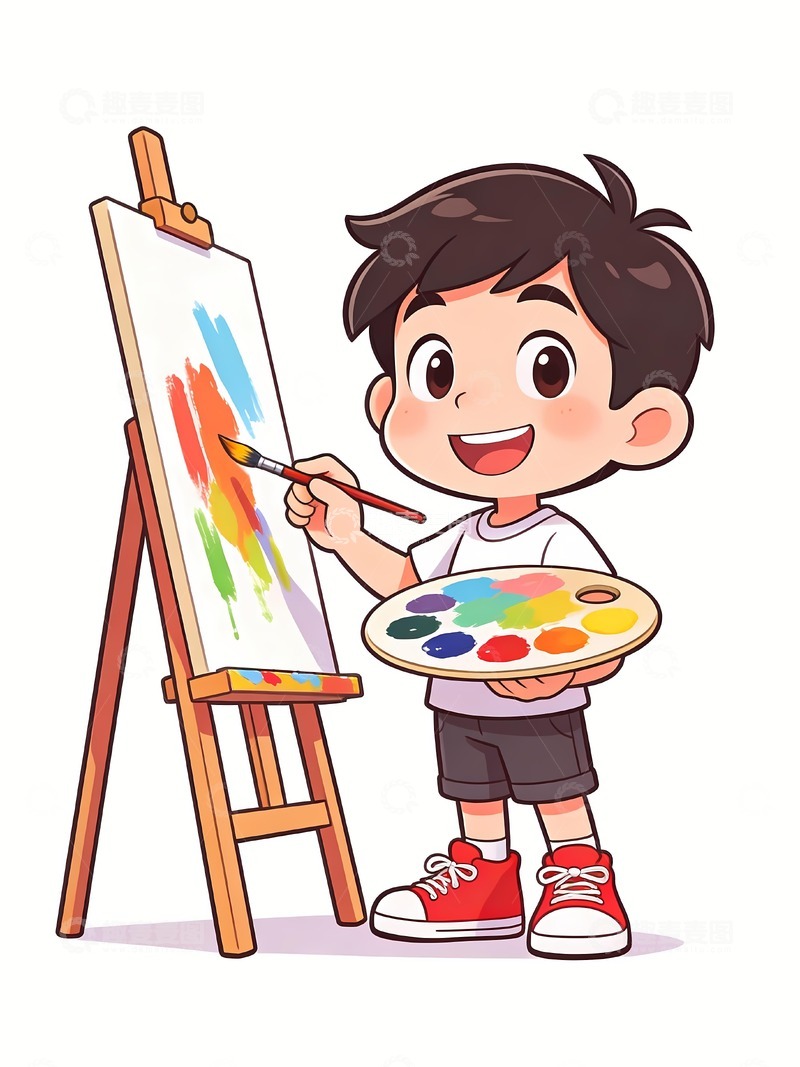 高清大图下载【趣麦麦图】美术班绘画班4