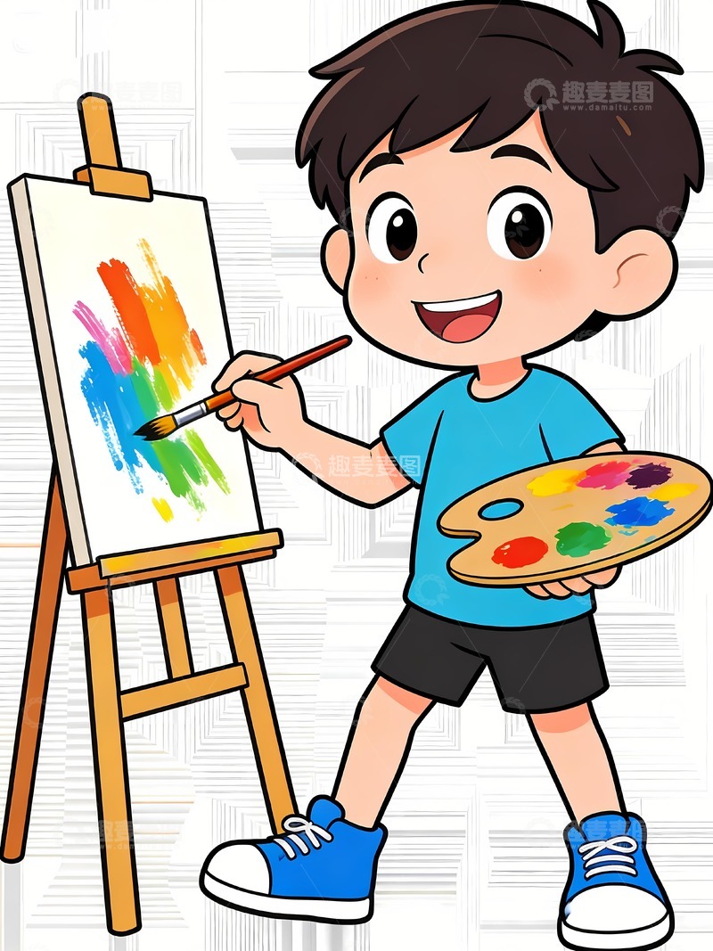 高清大图下载【趣麦麦图】美术班绘画班2