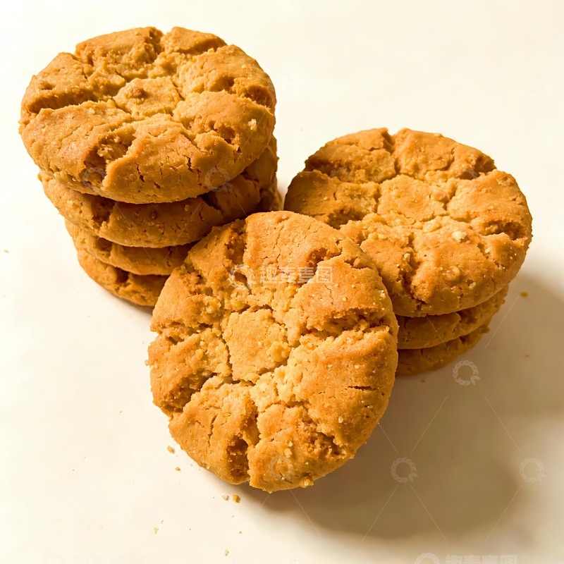 高清大图下载【趣麦麦图】桃酥饼香酥饼 2