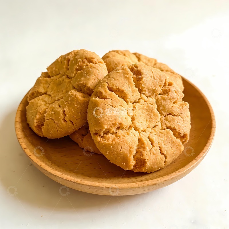 高清大图下载【趣麦麦图】桃酥饼香酥饼 1