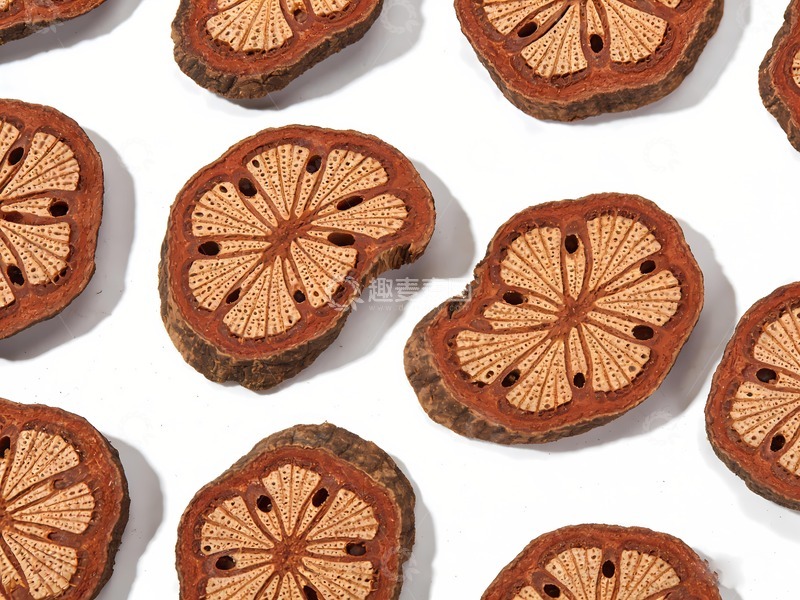 高清大图下载【趣麦麦图】切片大血藤药材33