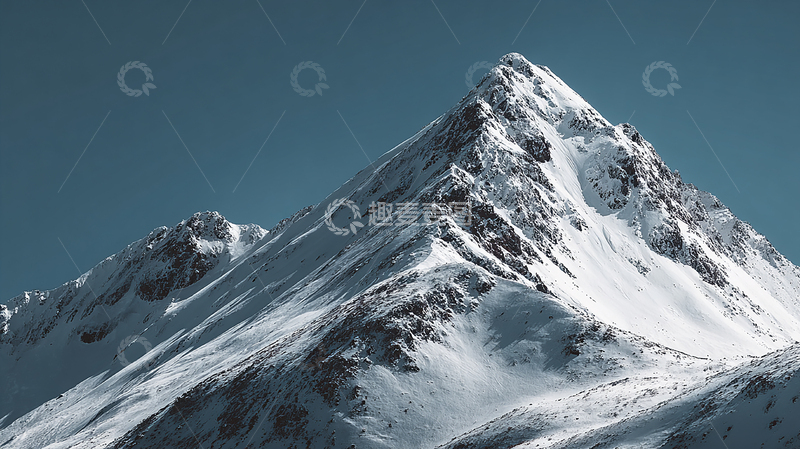 高清大图下载【趣麦麦图】雪峰巍峨宛如天界之门