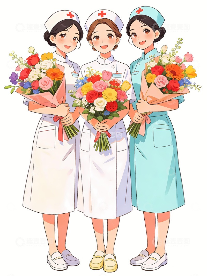 高清大图下载【趣麦麦图】护士节最美护士