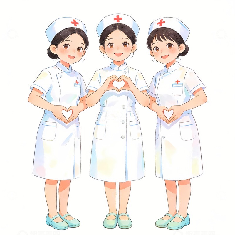 高清大图下载【趣麦麦图】护士节白衣天使