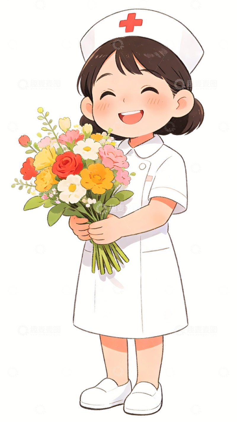 高清大图下载【趣麦麦图】护士节女护士