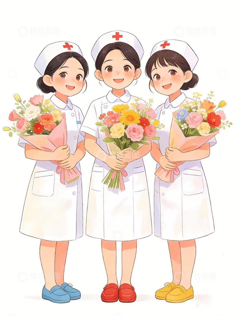 高清大图下载【趣麦麦图】护士节白衣天使图片
