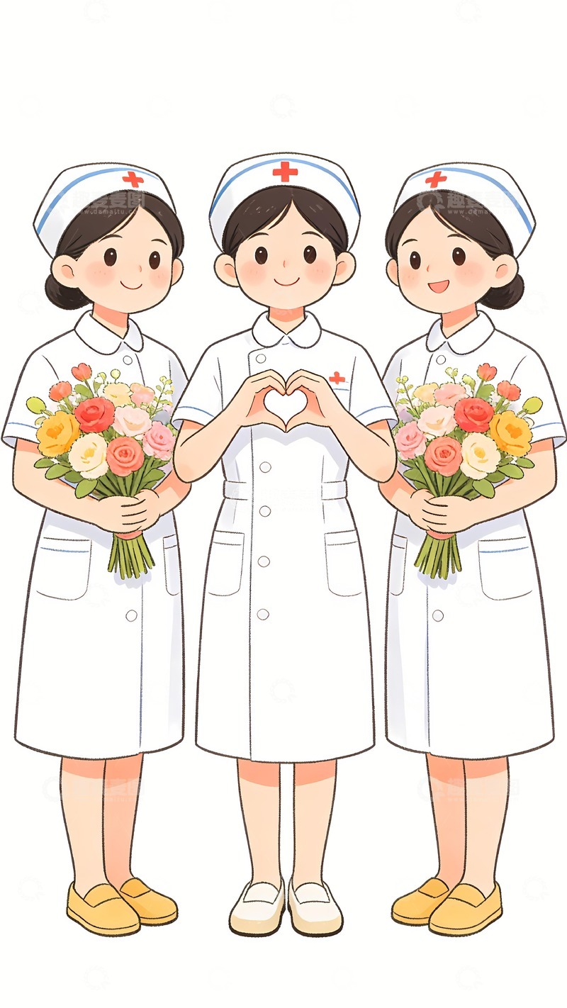 高清大图下载【趣麦麦图】最美女护士节