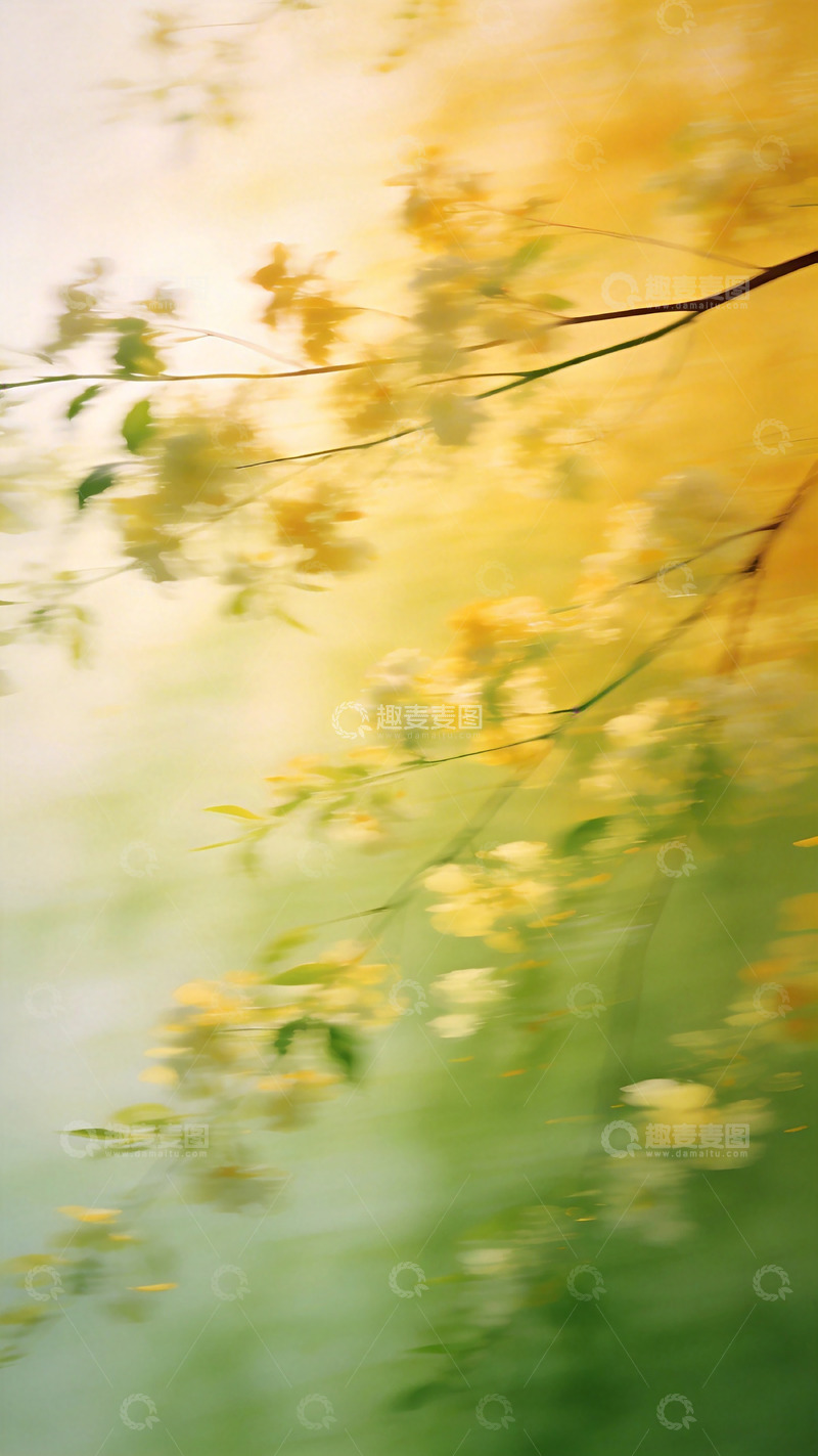 高清大图下载【趣麦麦图】梦幻春花模糊摄影