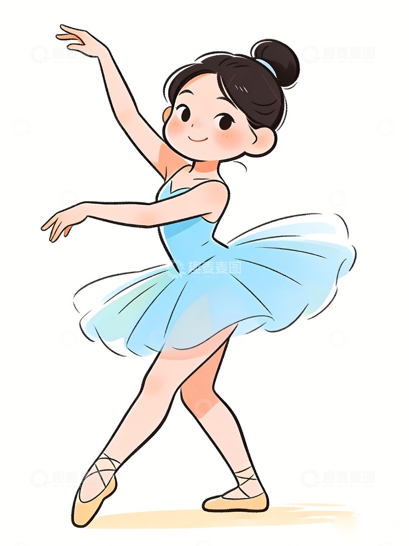 高清大图下载【趣麦麦图】舞蹈培训芭蕾舞