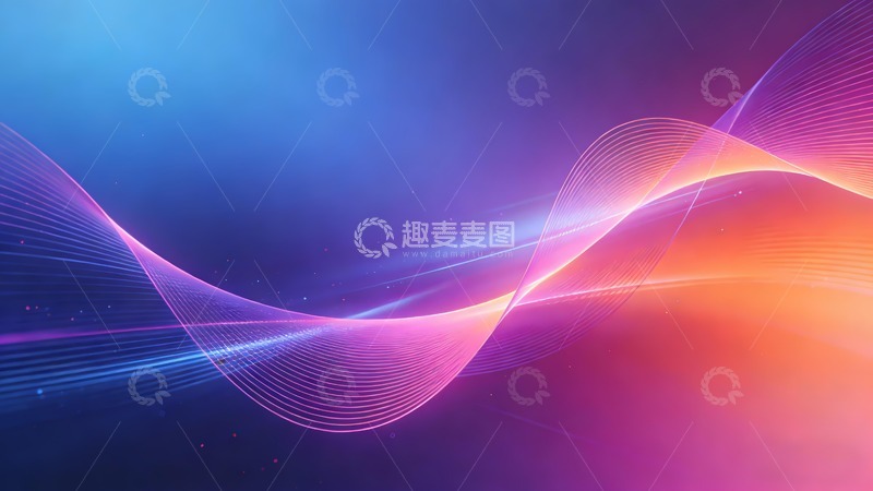 高清大图下载【趣麦麦图】电脑桌面炫光背景