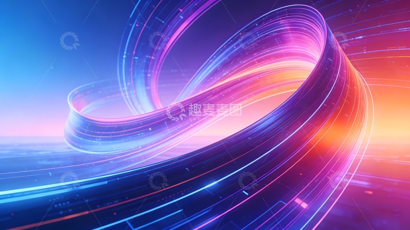 高清大图下载【趣麦麦图】电脑桌面炫光背景8