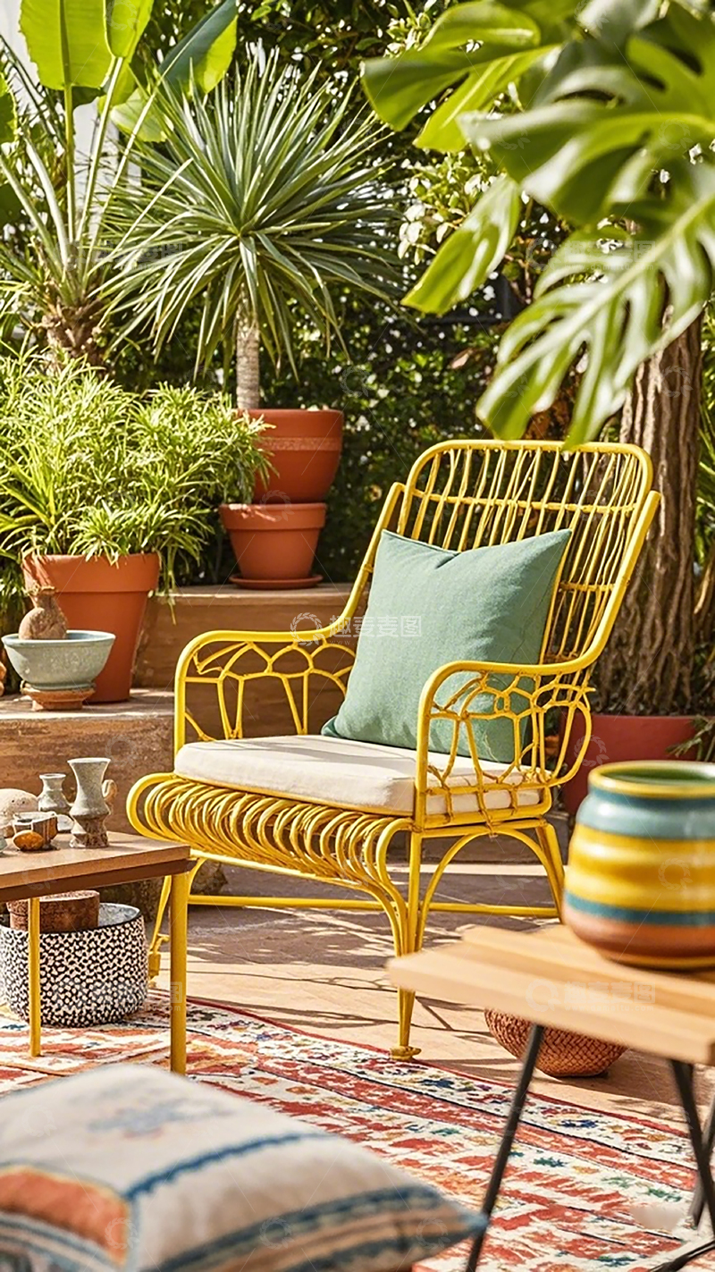 高清大图下载【趣麦麦图】阳光露台休闲区布置
