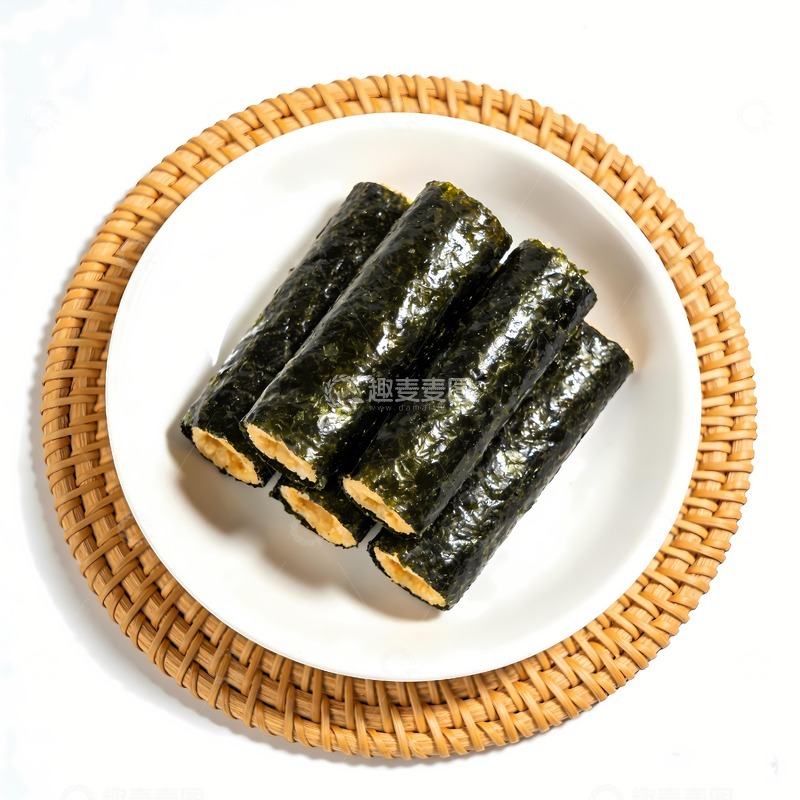 高清大图下载【趣麦麦图】 肉松海苔卷图片2