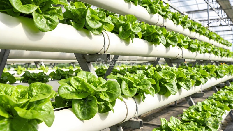 高清大图下载【趣麦麦图】无土栽培蔬菜栽培 