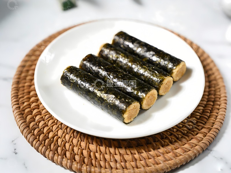 高清大图下载【趣麦麦图】 肉松海苔卷图片1