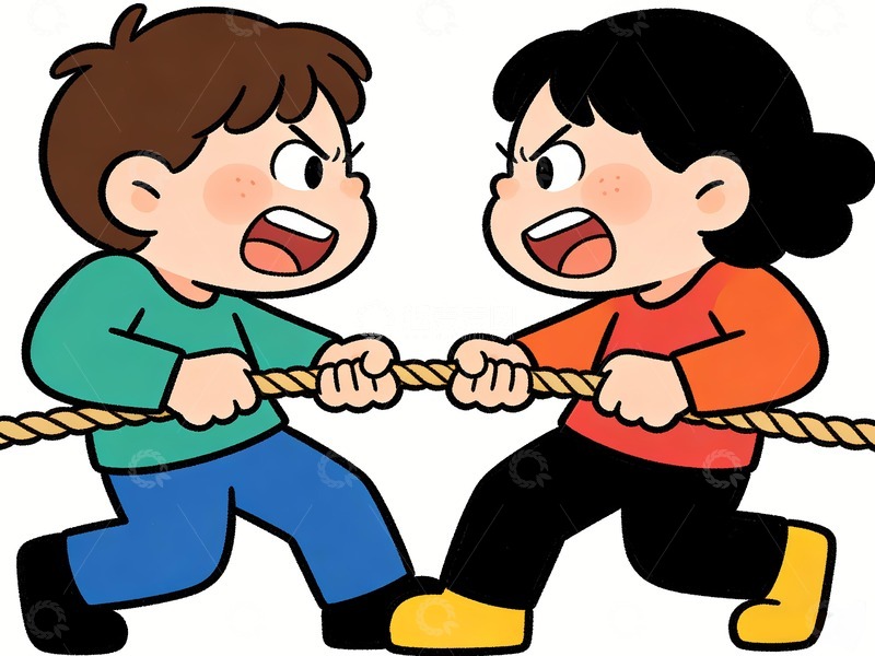 高清大图下载【趣麦麦图】拔河比赛图片