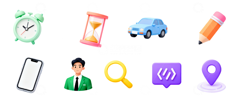 源文件下载【趣麦麦图】磨玻璃图标1