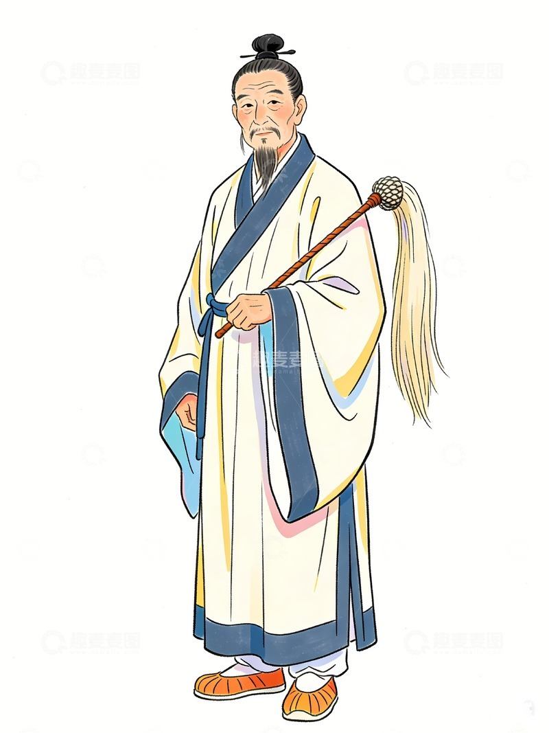 高清大图下载【趣麦麦图】算命先生图片