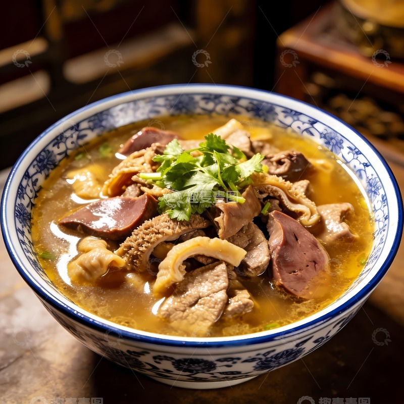 高清大图下载【趣麦麦图】羊杂汤羊肉汤2