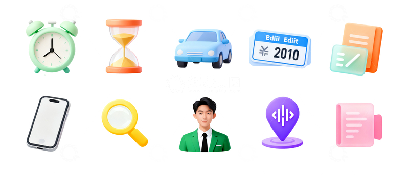 源文件下载【趣麦麦图】磨玻璃图标4