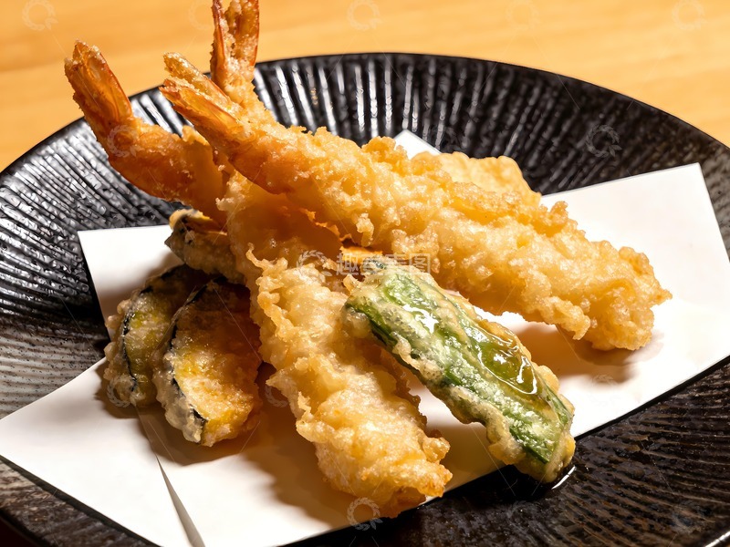 高清大图下载【趣麦麦图】日本美食天妇罗