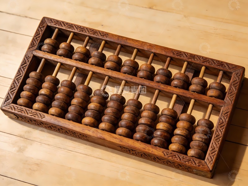 高清大图下载【趣麦麦图】算盘珠算 计算图片