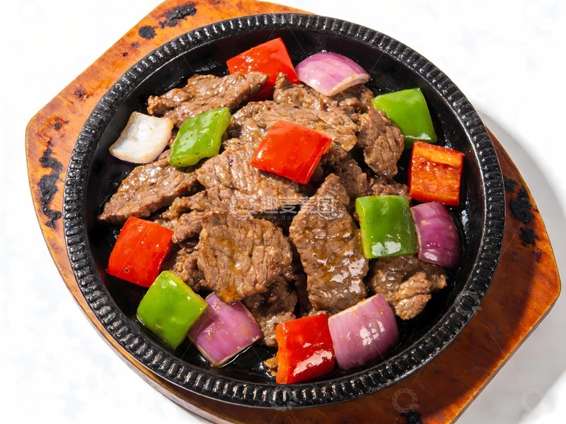 高清大图下载【趣麦麦图】铁板牛肉煎牛肉1