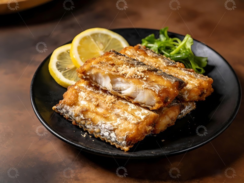 高清大图下载【趣麦麦图】香煎带鱼干煎带鱼