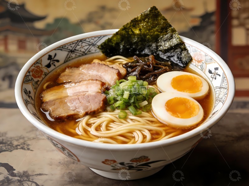 高清大图下载【趣麦麦图】豚骨拉面乌冬面