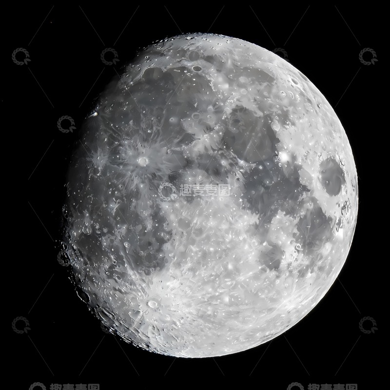 高清大图下载【趣麦麦图】月球月亮星球