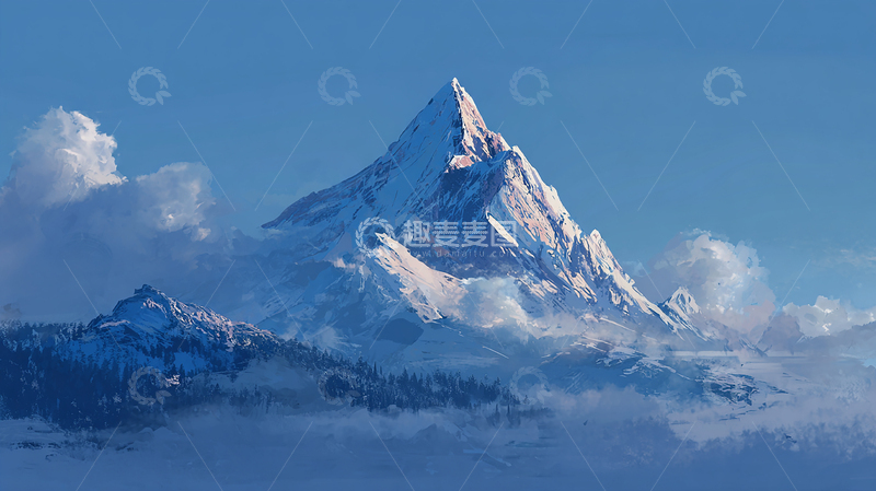 高清大图下载【趣麦麦图】冰雪王冠的神秘呼唤