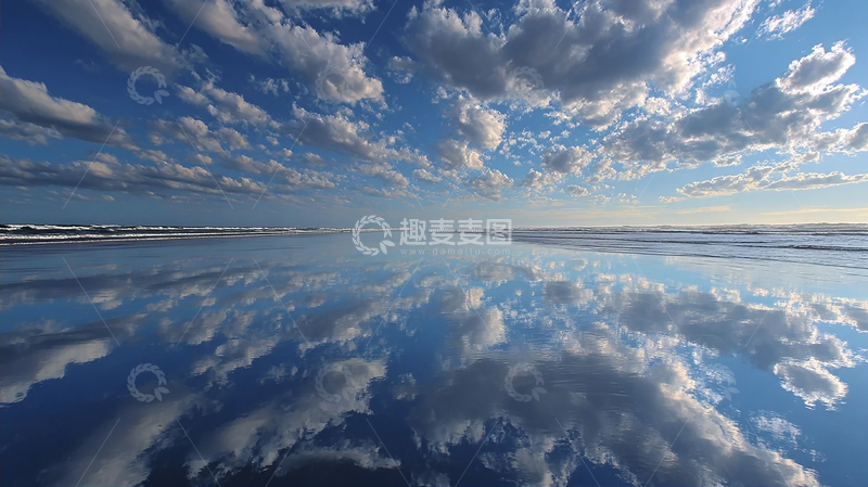 高清大图下载【趣麦麦图】海洋与天空的交响乐