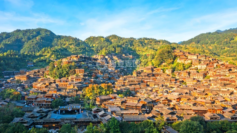 高清大图下载【趣麦麦图】西江千户苗寨 