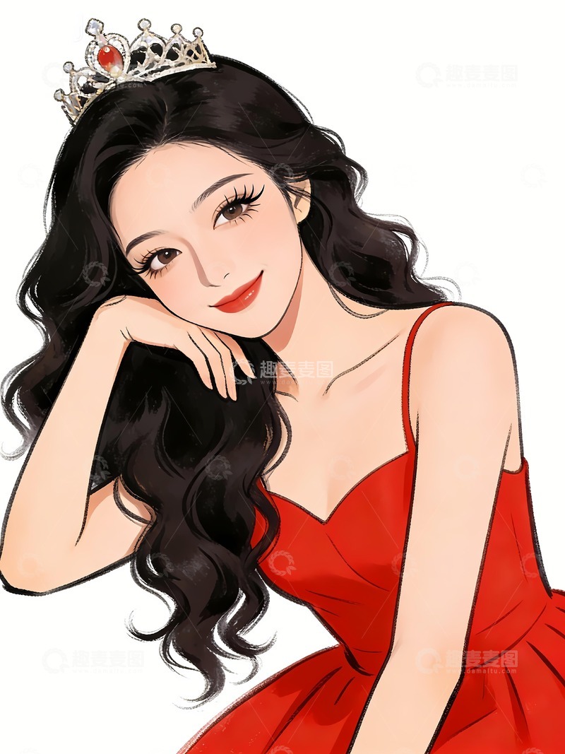 高清大图下载【趣麦麦图】女王三八妇女节