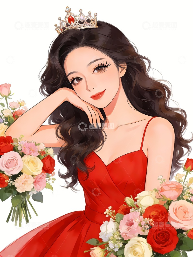 高清大图下载【趣麦麦图】母亲节妇女节